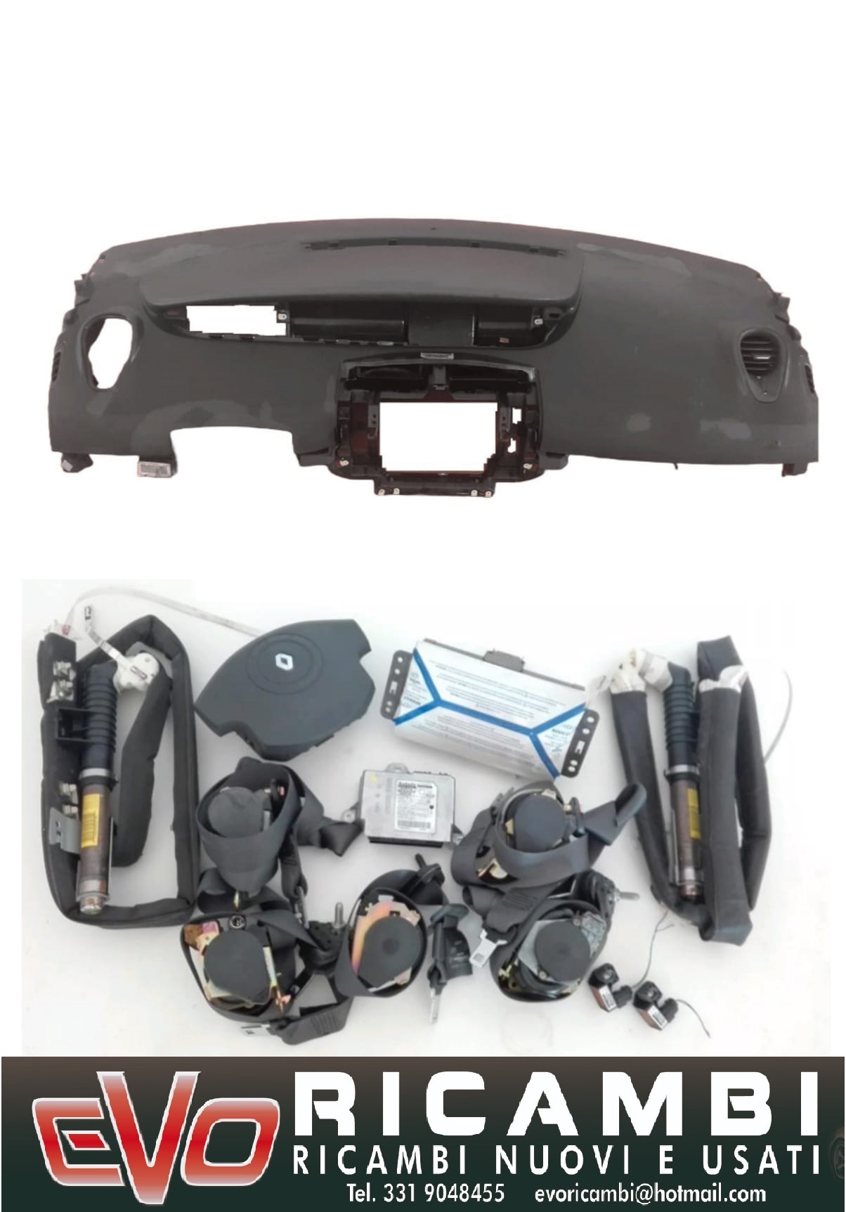 kit airbag renault scenic ii