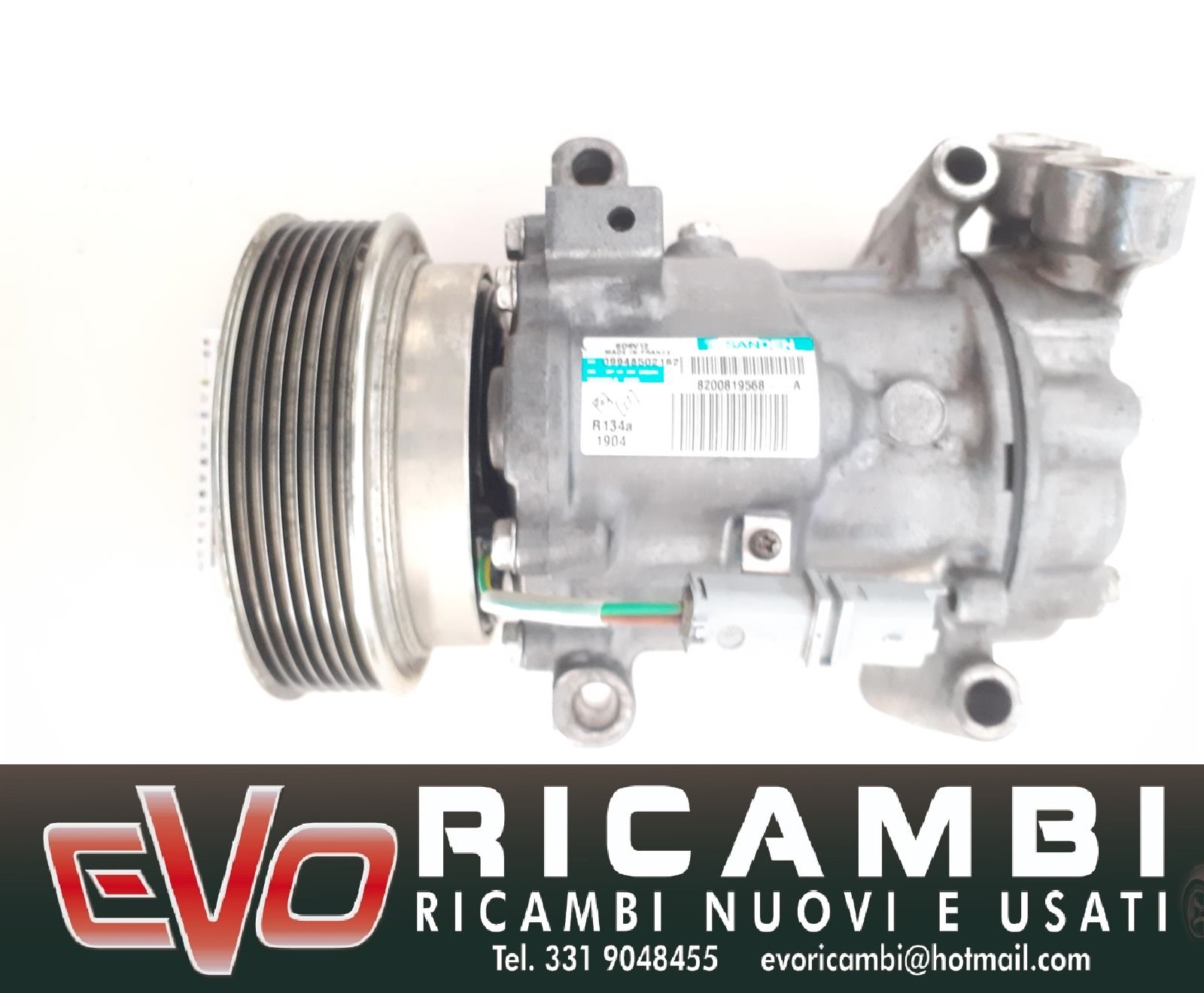 compressore a/c renault clio III 1.2b 75cv