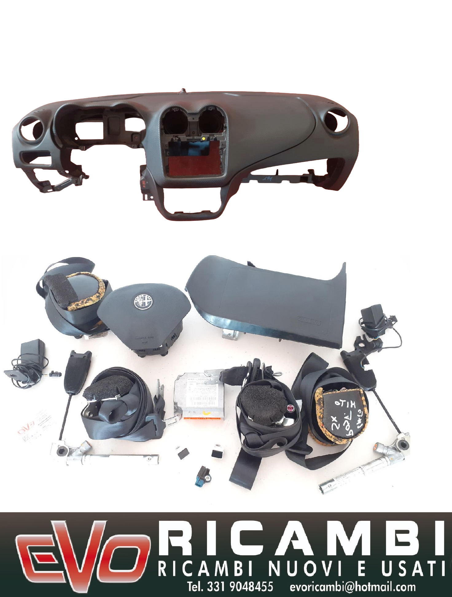 kit airbag alfa mito